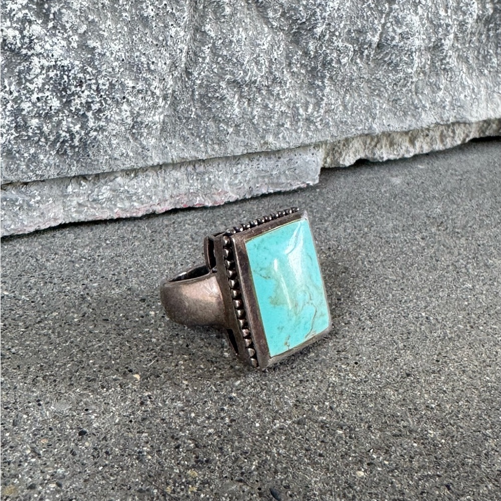 Turquoise and Sterling Silver Ring